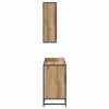 Fürdőszoba bútor szett 2 pcs kézműves tölgy 90 x 33 x 60 cm