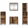 Fürdőszoba bútor szett 4 pcs Régi fa 65 x 33 x 60 cm Faanyag