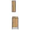 Fürdőszoba bútor szett 2 pcs kézműves tölgy 65 x 33 x 60 cm
