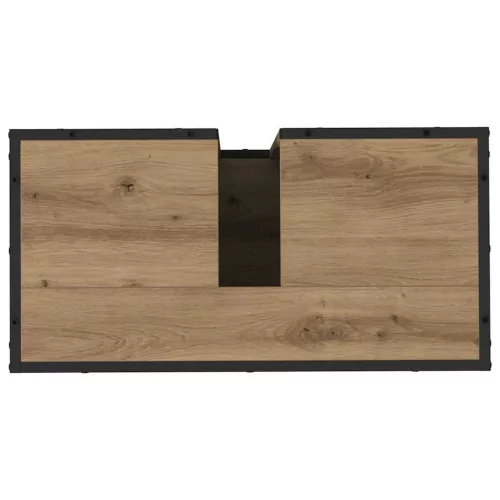 Fürdőszoba bútor szett 2 pcs kézműves tölgy 65 x 33 x 60 cm