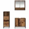 Fürdőszoba bútor szett 3 pcs Régi fa 65 x 33 x 60 cm Faanyag