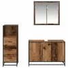 Fürdőszoba bútor szett 3 pcs Régi fa 90 x 33 x 60 cm Faanyag