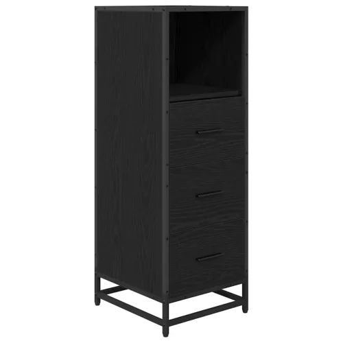 Fürdőszoba bútor szett 4 pcs Musta tammi 80 x 33 x 60 cm