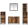 Fürdőszoba bútor szett 4 pcs Régi fa 90 x 33 x 60 cm Faanyag