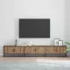 TV szekrény kézműves tölgy 240 x 35 x 41 cm Faanyag