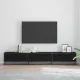 TV szekrény Musta tammi 240 x 35 x 41 cm Faanyag