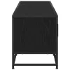 TV szekrény Musta tammi 240 x 35 x 41 cm Faanyag