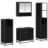 Fürdőszoba bútor szett 4 pcs Musta tammi 65 x 33 x 60 cm