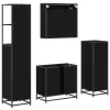 Fürdőszoba bútor szett 4 pcs Musta tammi 65 x 33 x 60 cm