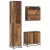 Fürdőszoba bútor szett 3 pcs Régi fa 65 x 33 x 60 cm Faanyag