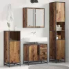 Fürdőszoba bútor szett 3 pcs Régi fa 65 x 33 x 60 cm Faanyag