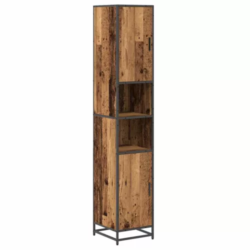 Fürdőszoba bútor szett 3 pcs Régi fa 80 x 33 x 60 cm Faanyag