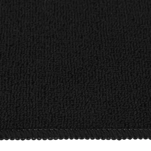 15 db fekete négyszögű csúszásmentes lépcsőszőnyeg 60 x 25 cm