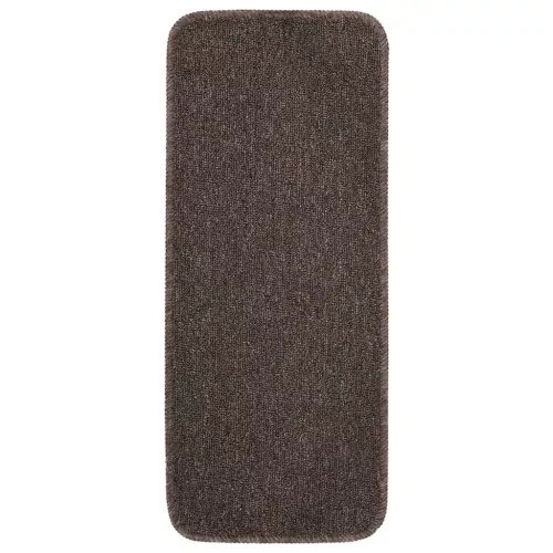 15 db barna négyszögű csúszásmentes lépcsőszőnyeg 60 x 25 cm
