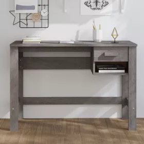   HAMAR világosszürke tömör fenyőfa íróasztal 110 x 40 x 75 cm
