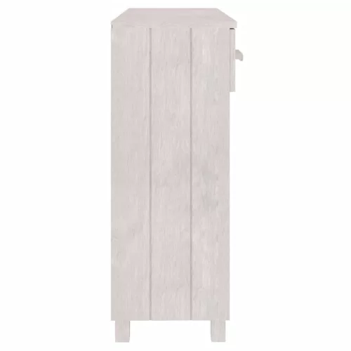 HAMAR fehér tömör fenyőfa tálalóasztal 90 x 35 x 90 cm