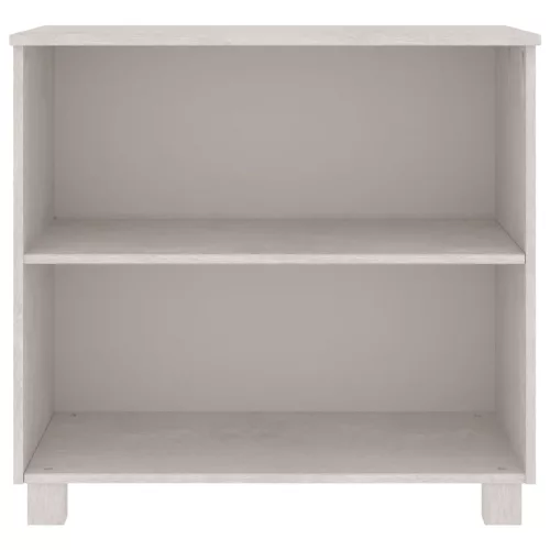 HAMAR fehér tömör fenyőfa tálalószekrény 85 x 35 x 80 cm