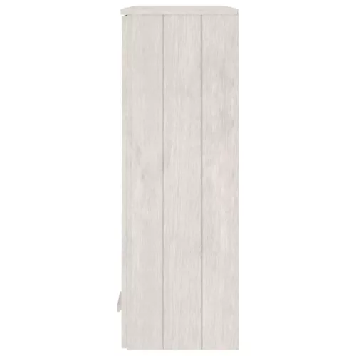 HAMAR fehér tömör fenyőfa felső szekrény 85 x 35 x 100 cm