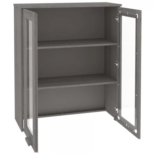 HAMAR világosszürke tömör fenyőfa felső szekrény 85x35x100 cm