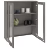 HAMAR világosszürke tömör fenyőfa felső szekrény 85x35x100 cm