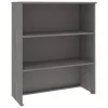 HAMAR világosszürke tömör fenyőfa felső szekrény 85x35x100 cm