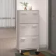 HAMAR fehér tömör fenyőfa cipőszekrény 59,5 x 35 x 117 cm