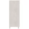 HAMAR fehér tömör fenyőfa cipőszekrény 85 x 40 x 108 cm