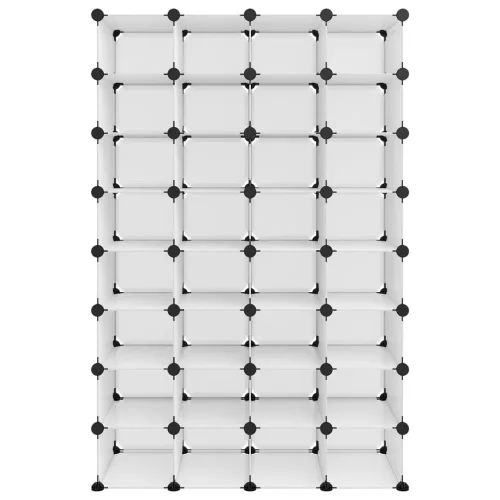 Átlátszó polipropilén cipőtartó 93 x 36,5 x 140 cm