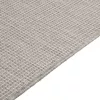 Világosszürke lapos szövésű kültéri szőnyeg 100 x 200 cm