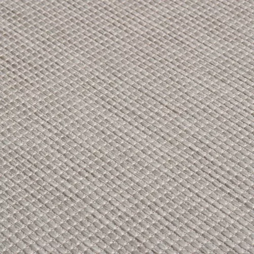 Világosszürke lapos szövésű kültéri szőnyeg 100 x 200 cm