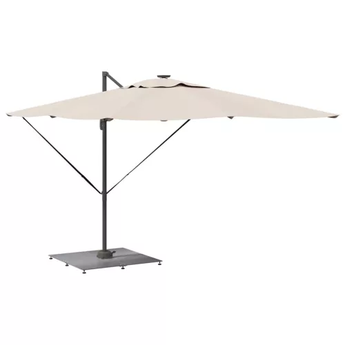 Napernyőtalp Sötétszürke fára emlékeztető 100 x 100 x 4 cm Acél