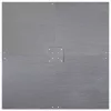 Napernyőtalp Sötétszürke fára emlékeztető 100 x 100 x 4 cm Acél