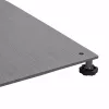 Napernyőtalp Sötétszürke fára emlékeztető 100 x 100 x 4 cm Acél
