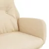 Krémszínű szövet pihenőfotel