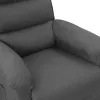 Sötétszürke szövet dönthető fotel