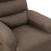 Tópszínű szövet dönthető fotel
