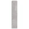 Betonszürke szerelt fa cipőszekrény 59 x 17 x 81 cm