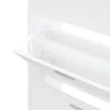 Fehér szerelt fa cipősszekrény 63x24x103 vcm