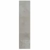Betonszürke szerelt fa cipőszekrény 63x24x103 cm
