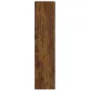 Füstös tölgy színű szerelt fa cipősszekrény 63x24x103 cm