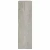 Betonszürke szerelt fa cipőszekrény 63x24x81 cm