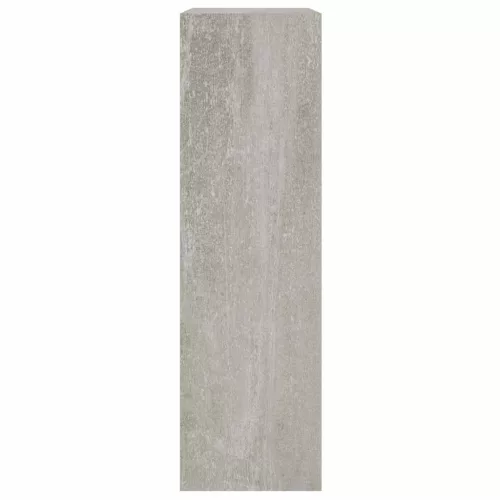 Betonszürke szerelt fa cipőszekrény 63x24x81 cm