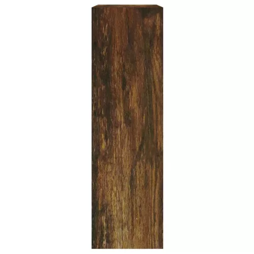 Füstös tölgy színű szerelt fa cipősszekrény 63x24x81 cm
