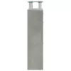 Betonszürke szerelt fa cipőszekrény 63x24x104 cm