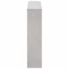 Betonszürke 2 szintes cipőszekrény tükörrel 63 x 17 x 67 cm