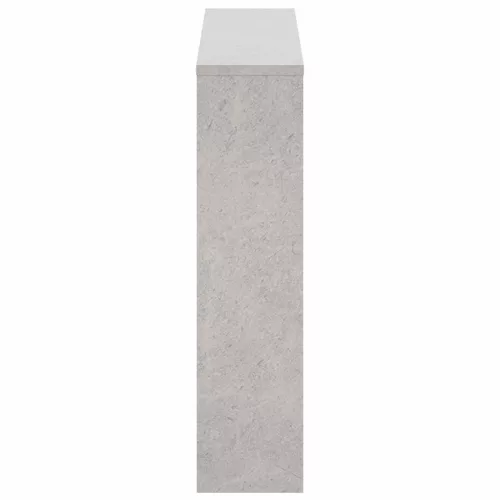 Betonszürke 2 szintes cipőszekrény tükörrel 63 x 17 x 67 cm
