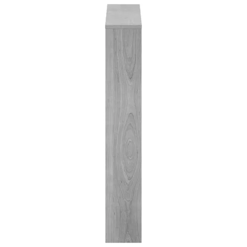 Szürke sonoma 3 szintes cipőszekrény tükörrel 63x17x102,5 cm