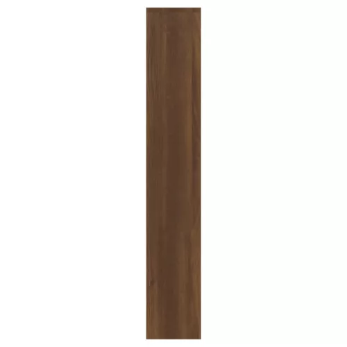 Barna tölgyszínű 3 szintes cipőszekrény tükörrel 63x17x102,5 cm