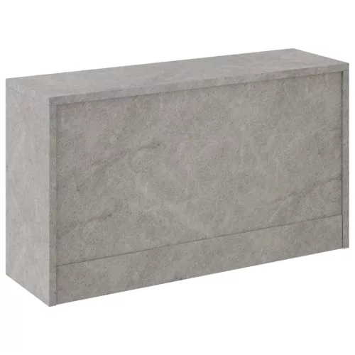 Betonszürke szerelt fa cipőtároló pad 80x24x45 cm