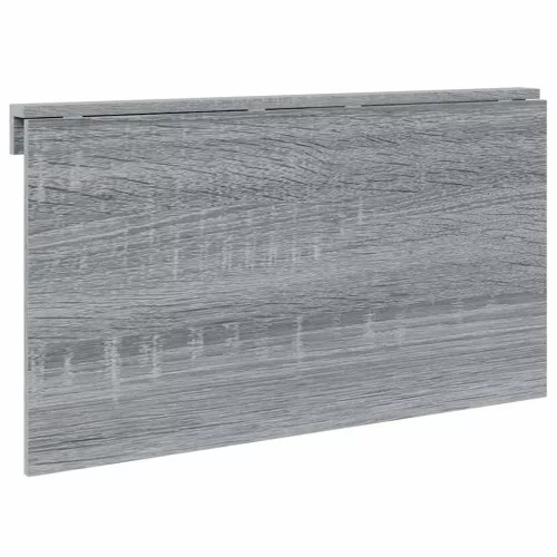 Szürke sonoma szerelt fa összecsukható fali asztal 100x60x56 cm